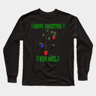 Ugly Christmas sweater - crap christmas tree, family christmas T shirt Long Sleeve T-Shirt
